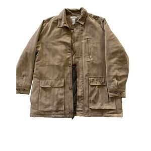 Breakwater Tan Quilted Jacket - Barn Jacket Size L